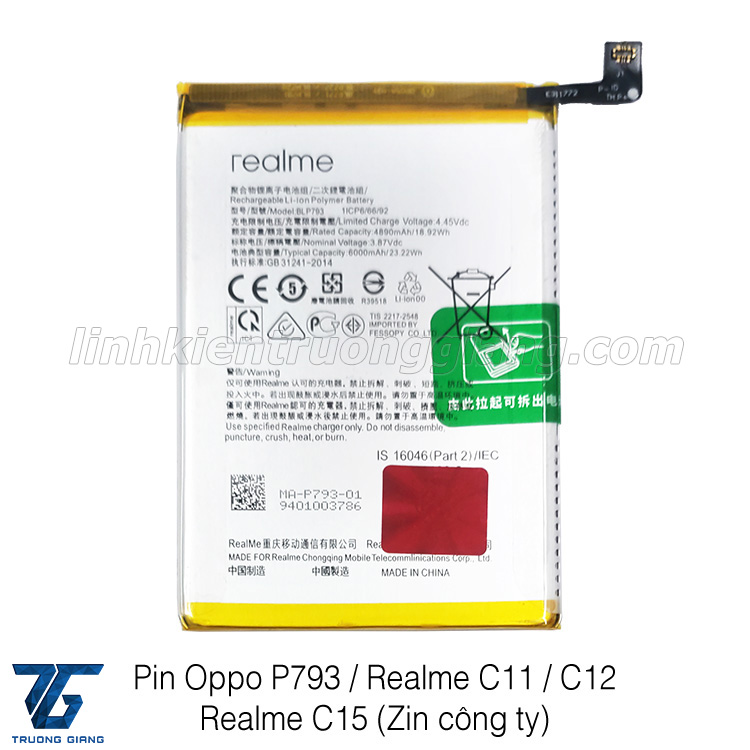 pin realme blp793