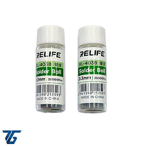 Chì viên chấm chân IC và Main RELIFE RL-403B (Size 0.3mm / 10gam)